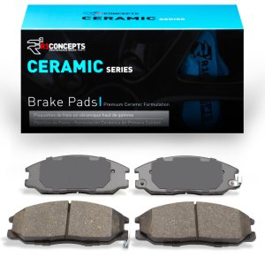 Hyundai Santa Fe Brake Pads - Front - R1 Concepts - Ceramic - `01-`09